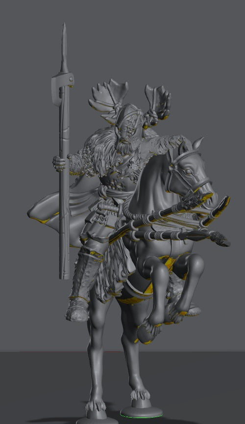 Hillmen Wildling King | 28mm Scale Fantasy Infantry Miniatures