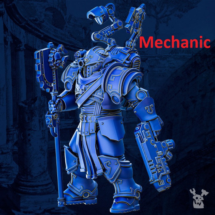 Legio Prima Heroes | 32/28mm Heroic-Scale Sci-Fi Heavy Power Armour Infantry Leader
