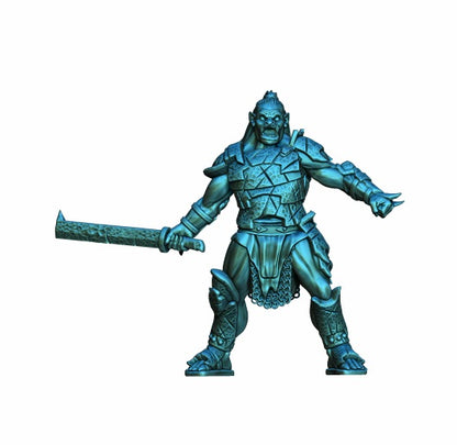 Warbreed Orc Hero | 28mm Scale Fantasy Infantry Miniatures