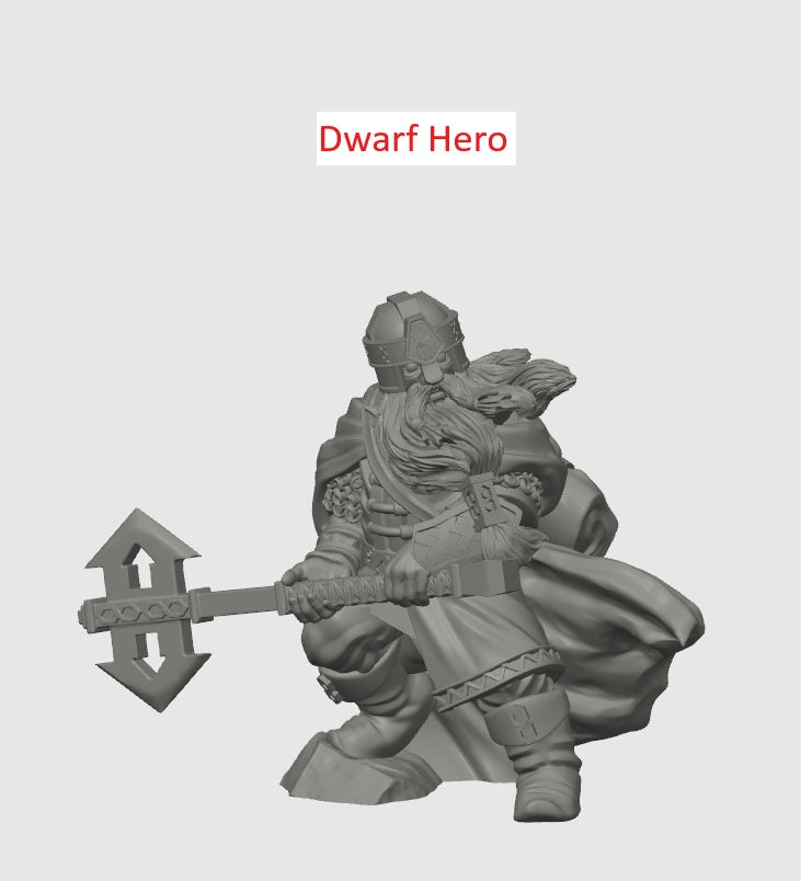 Mighty Heroes | 28mm Scale Fantasy Infantry Miniatures