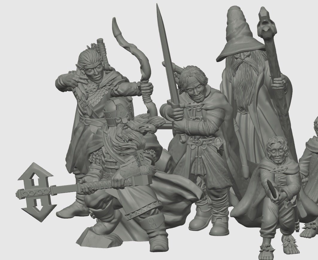 Mighty Heroes | 28mm Scale Fantasy Infantry Miniatures