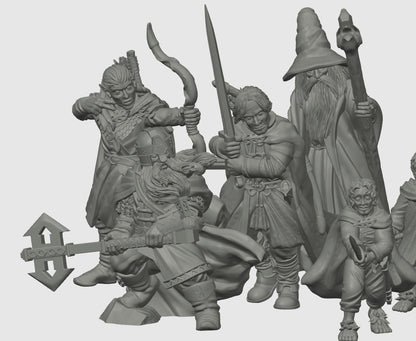 Mighty Heroes | 28mm Scale Fantasy Infantry Miniatures