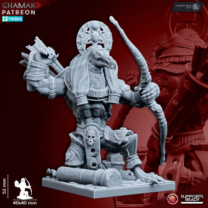 Undead Pharaohs Nomarch Guardian | 28mm Heroic-Scale Fantasy Monster Miniatures