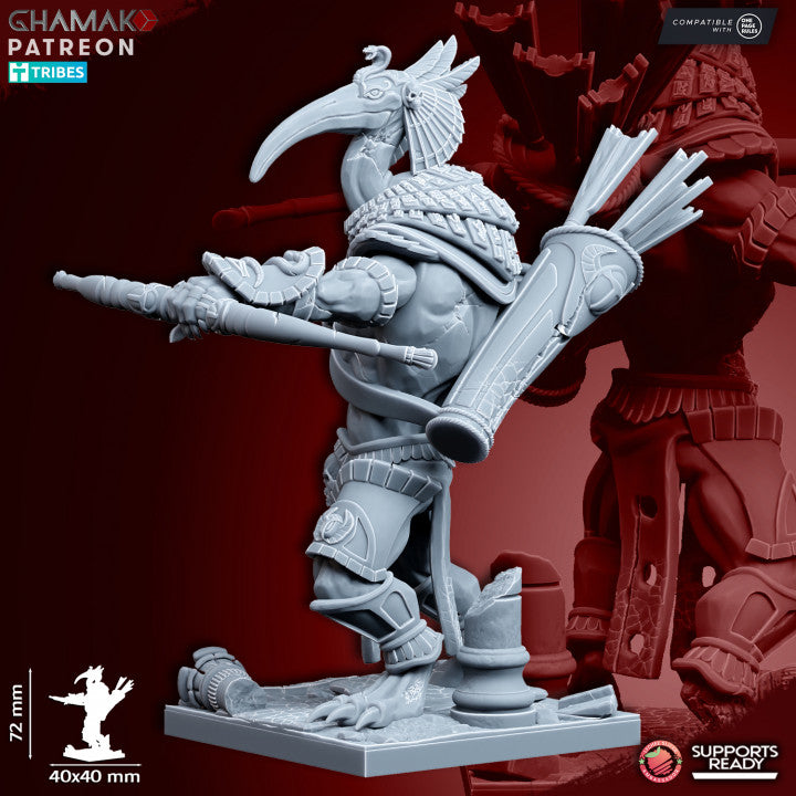 Undead Pharaohs Nomarch Guardian | 28mm Heroic-Scale Fantasy Monster Miniatures