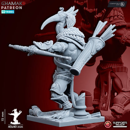 Undead Pharaohs Nomarch Guardian | 28mm Heroic-Scale Fantasy Monster Miniatures