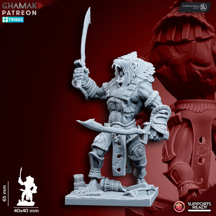 Undead Pharaohs Nomarch Guardian | 28mm Heroic-Scale Fantasy Monster Miniatures