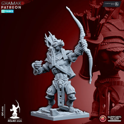 Undead Pharaohs Nomarch Guardian | 28mm Heroic-Scale Fantasy Monster Miniatures