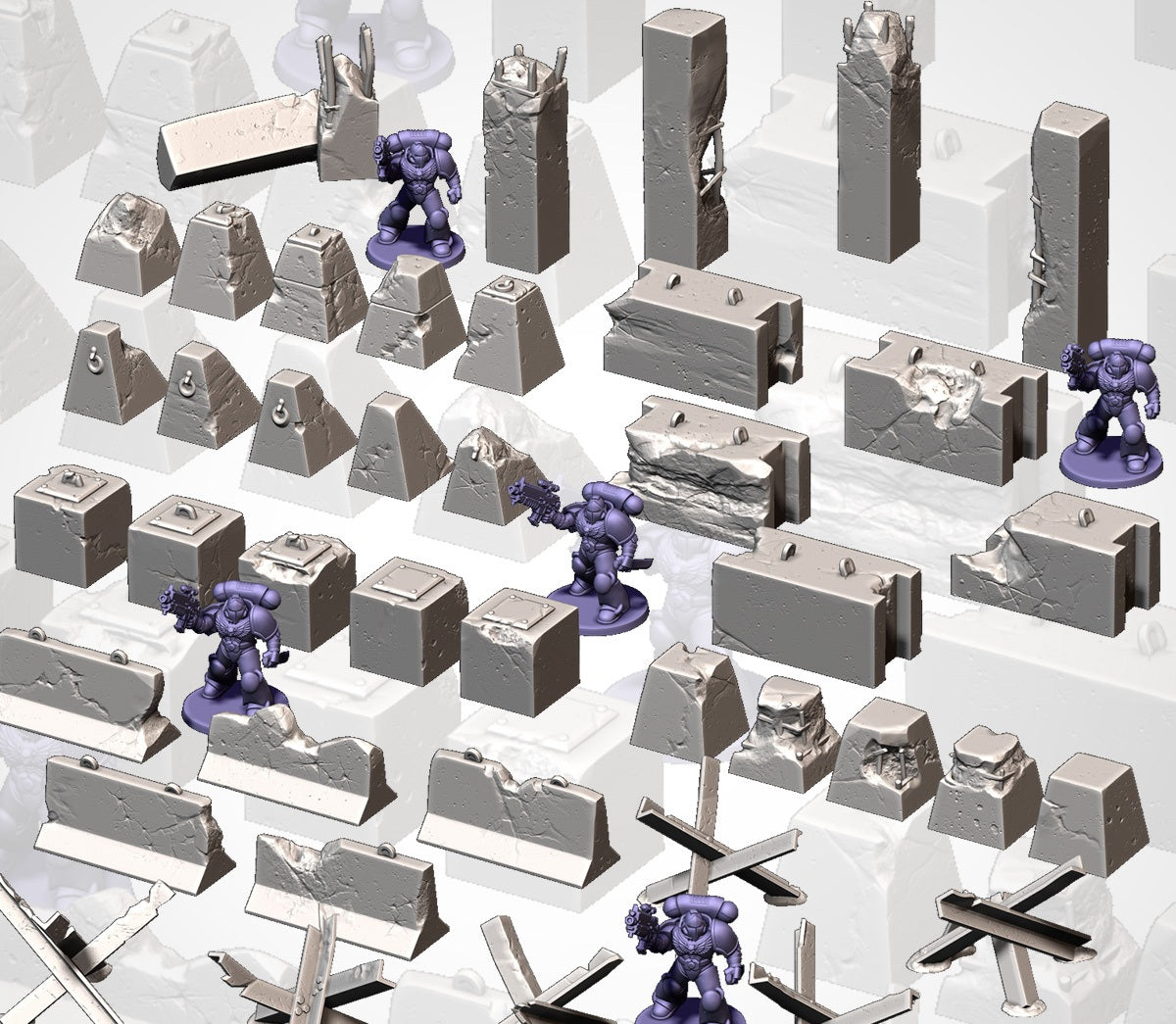 Obstacles | 32/28mm Wargaming Scenery and Miniature Terrain