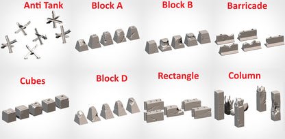 Obstacles | 32/28mm Wargaming Scenery and Miniature Terrain