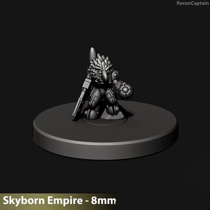 Skyborn Oracles and Warlords | 8mm Epic Scale Sci-Fi Hero Miniature