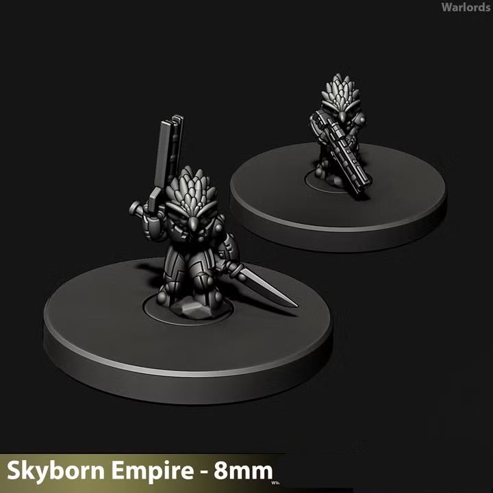 Skyborn Oracles and Warlords | 8mm Epic Scale Sci-Fi Hero Miniature