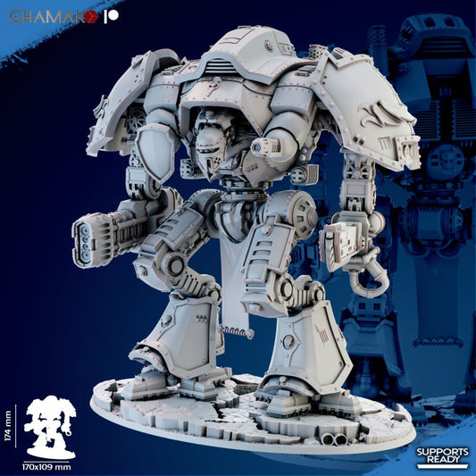 Paladinum Belli Titan Miniature | 32/28mm Heroic-Scale Sci-Fi War Engine