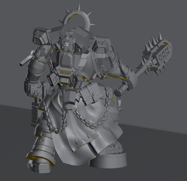 Pontifex Of War | 32/28mm Heroic-Scale Sci-Fi Leader