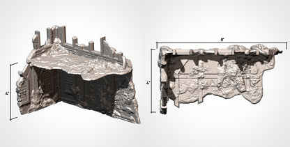Infected Ruins | 32/28mm Wargaming Scenery and Miniature Terrain