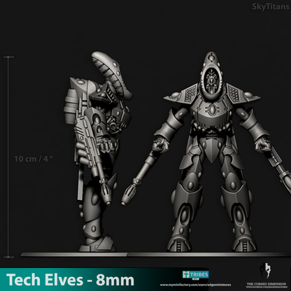 Tech Elves Sky Titan | 8mm Epic Scale Sci-Fi Titan Miniature