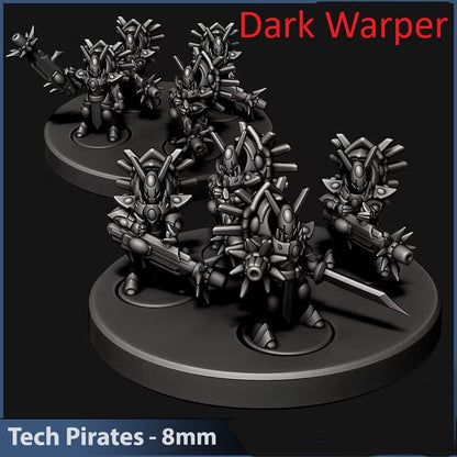 Tech Pirate Specialty Warriors | 8mm Epic Scale Sci-Fi Infantry Miniatures