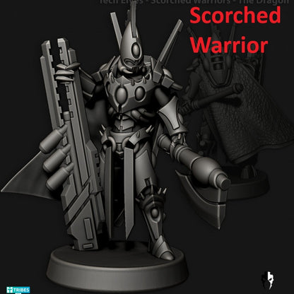 Tech Elves Legendary Heroes | 32/28mm Heroic-Scale Sci-Fi Infantry Miniatures
