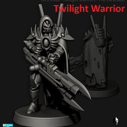 Tech Elves Legendary Heroes | 32/28mm Heroic-Scale Sci-Fi Infantry Miniatures