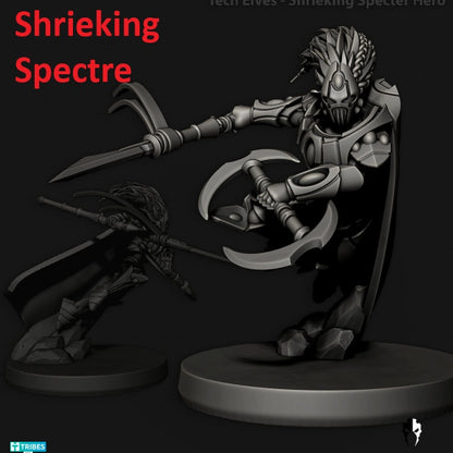 Tech Elves Legendary Heroes | 32/28mm Heroic-Scale Sci-Fi Infantry Miniatures
