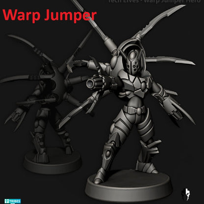 Tech Elves Legendary Heroes | 32/28mm Heroic-Scale Sci-Fi Infantry Miniatures