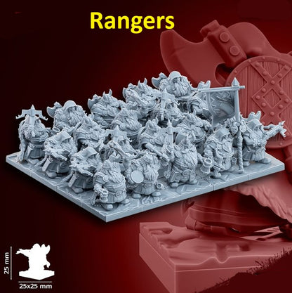 Dwarf Specialty Warriors | 28mm Heroic-Scale Fantasy Infantry Miniatures