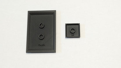 PLA Square Miniature Bases | 32/28mm Square Bases for Fantasy Wargaming