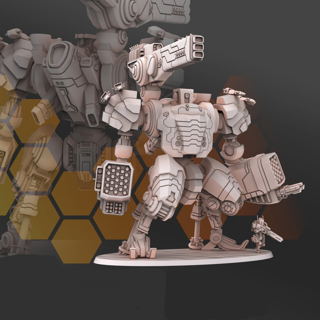 Hive Droid Thundercrash | 32/28mm Heroic-Scale Sci-Fi Infantry Miniatures