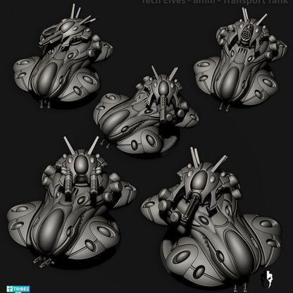 Tech Elves Transport Tank | 8mm Epic Scale Sci-Fi Vehicle Miniatures