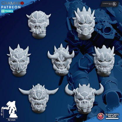 Heretic Militum Jump Troops | 32/28mm Heroic-Scale Sci-Fi Heavy Power Armour Jetpack Infantry