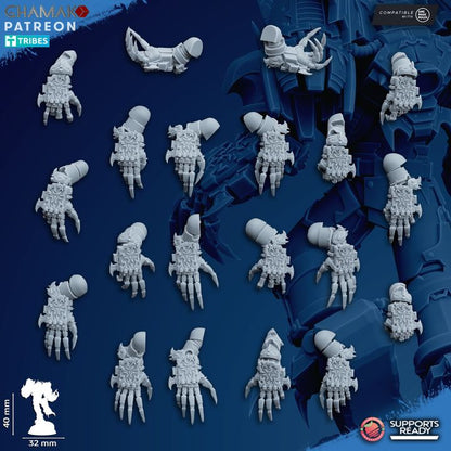 Heretic Militum Jump Troops | 32/28mm Heroic-Scale Sci-Fi Heavy Power Armour Jetpack Infantry