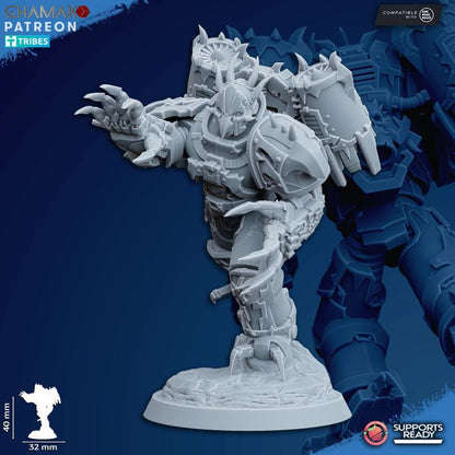 Heretic Militum Jump Troops | 32/28mm Heroic-Scale Sci-Fi Heavy Power Armour Jetpack Infantry