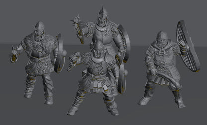 Hillmen Wildling Warrior | 28mm Scale Fantasy Infantry Miniatures