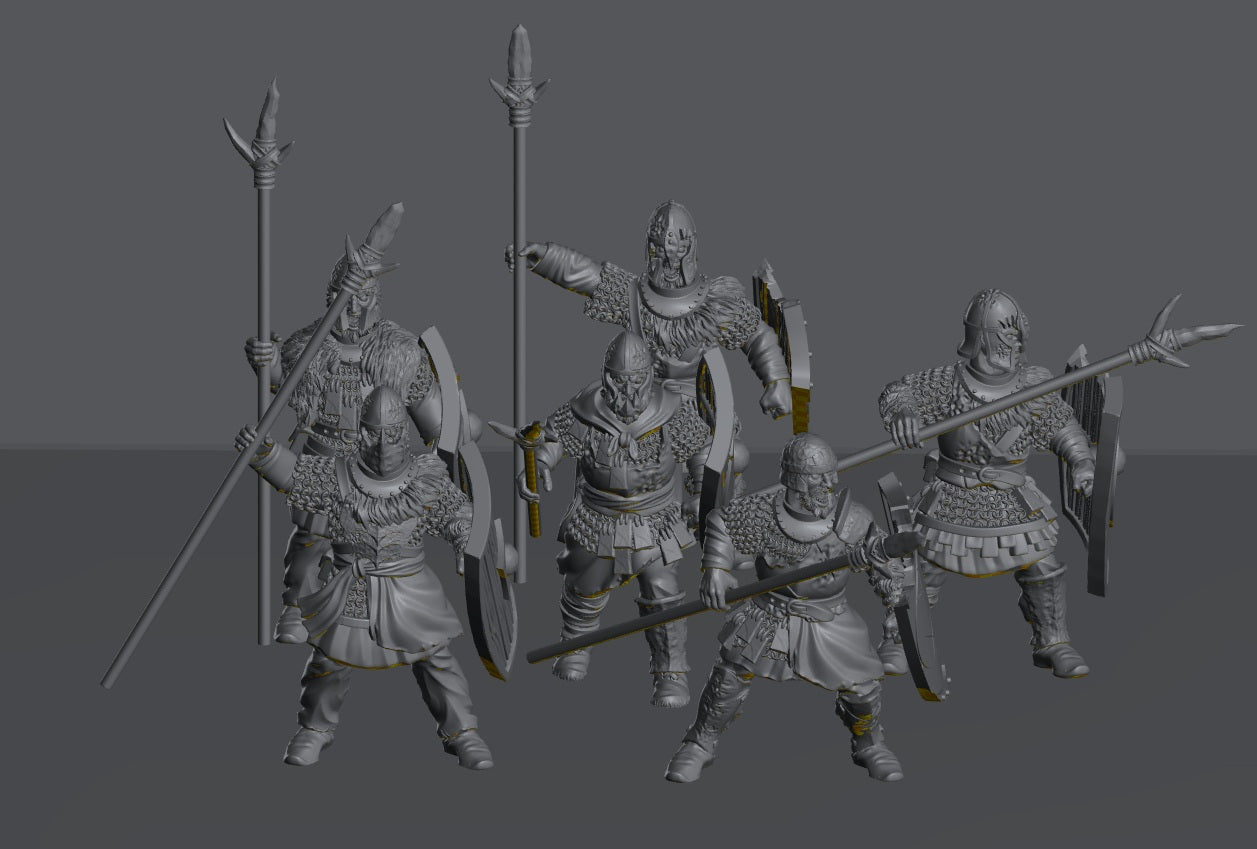 Hillmen Wildling Warrior | 28mm Scale Fantasy Infantry Miniatures