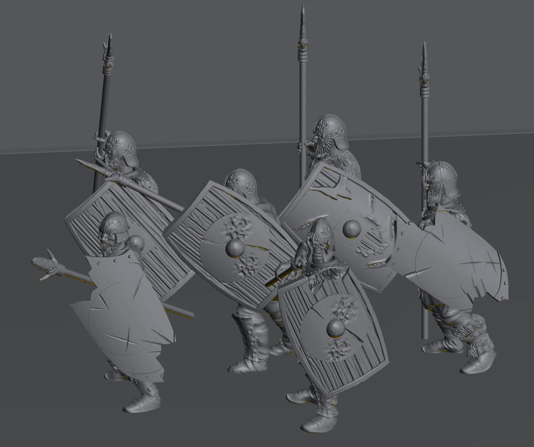 Hillmen Wildling Warrior | 28mm Scale Fantasy Infantry Miniatures