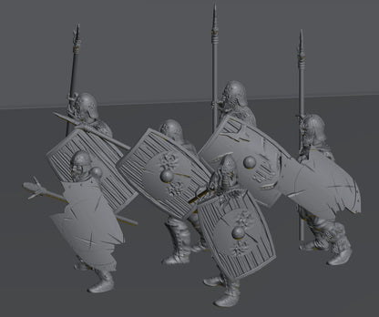 Hillmen Wildling Warrior | 28mm Scale Fantasy Infantry Miniatures
