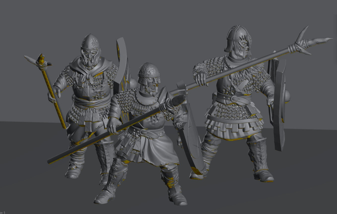 Hillmen Wildling Warrior | 28mm Scale Fantasy Infantry Miniatures