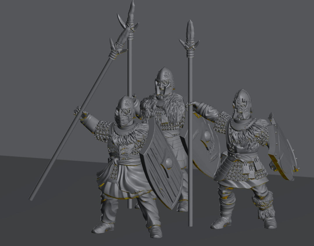 Hillmen Wildling Warrior | 28mm Scale Fantasy Infantry Miniatures