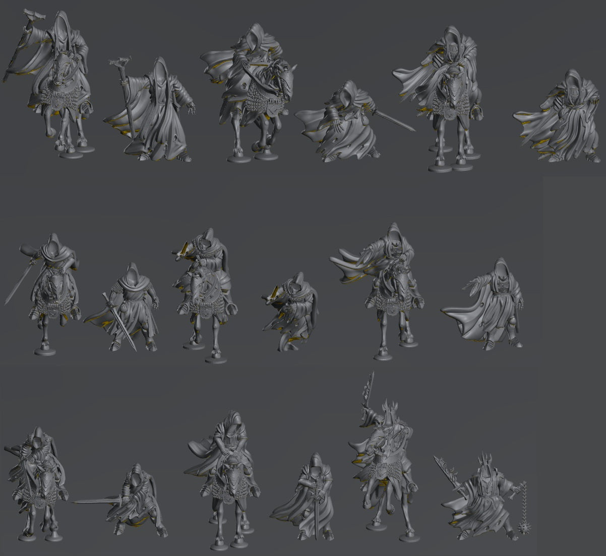 The 9 Lords Army Bundle | 28mm Scale Fantasy Army